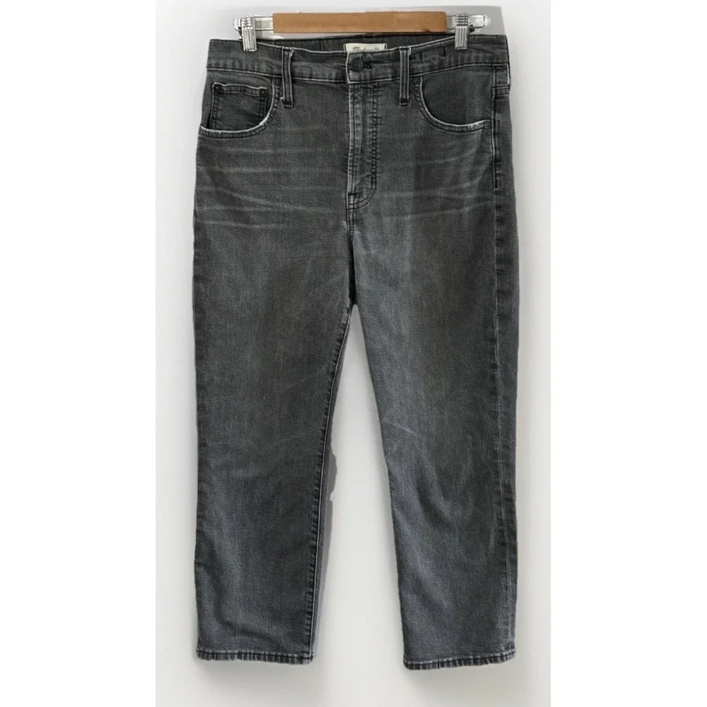 Madewell‎ The Perfect Vintage Crop Jeans Stretch Denim Sz 30 P NO Pilling